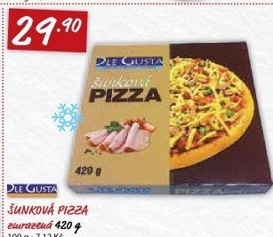 Pizza mražená Dle Gusta