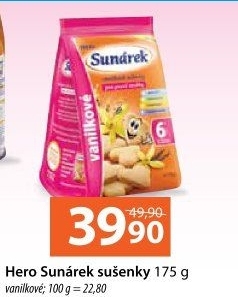 Dětské sušenky Sunárek
