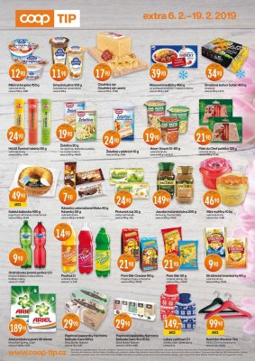akční leták COOP 6.2.2019-19.2.2019