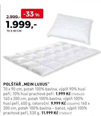 Polštář Mein Luxus