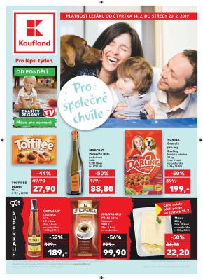akční leták Kaufland 14.2.2019-20.2.2019