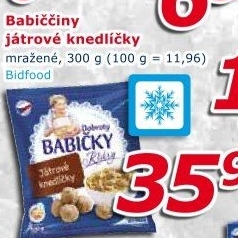 Knedlíčky játrové mražené Dobroty Babičky Kláry