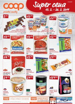 akční leták COOP 13.2.2019-19.2.2019