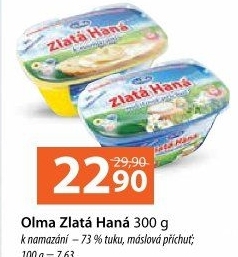 Margarín k namazání Zlatá Haná Olma