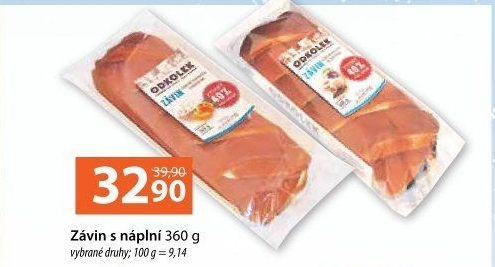 Závin s náplní Odkolek