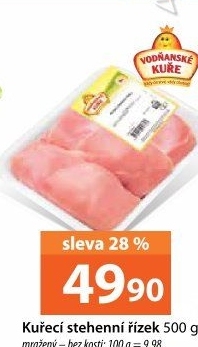Řízky kuřecí stehenní mražené Vodňanské kuře