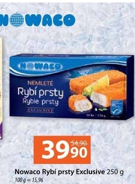 Rybí prsty nemleté mražené Nowaco Exclusive