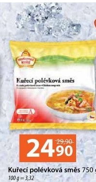 Směs kuřecí polévková mražená Vodňanské kuře