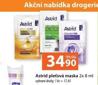 Maska pleťová Astrid