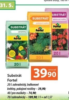 Zahradnický substrát Fortel
