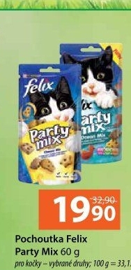 Pamlsky pro kočky Party mix Felix Purina