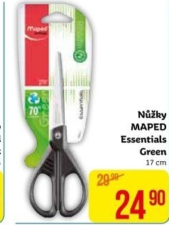 Nůžky Essentials Green Maped