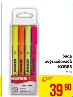 Zvýrazňovače Kores