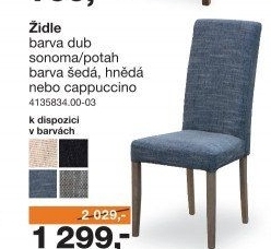 Jídelní židle CAPRICE 6 modrá