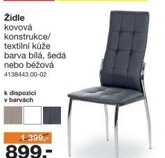 Jídelní židle FREIBURG GREY šedá