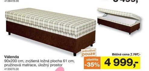 Válenda JACK hnědá