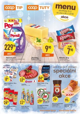akční leták COOP 13.2.2019-26.2.2019