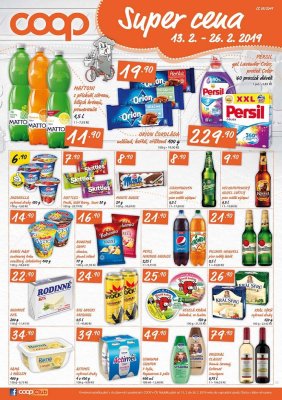 akční leták COOP 13.2.2019-26.2.2019
