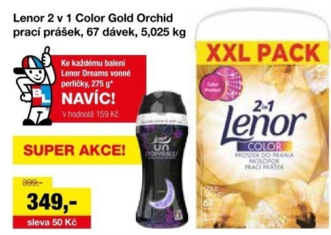 Prací prášek 2v1 Lenor