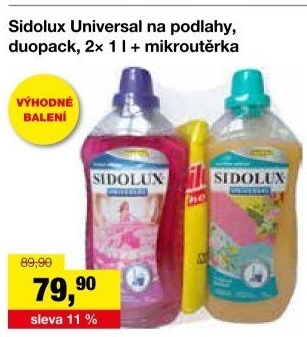 Čistič na podlahu Universal Sidolux
