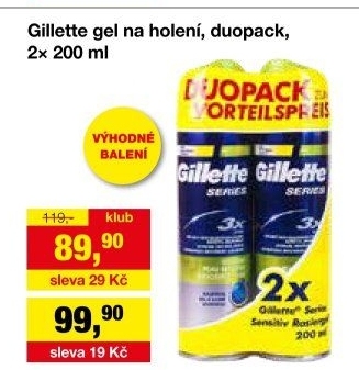 Pěna na holení pánská Series Gillette