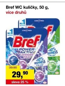 WC blok tuhý Power Aktiv Bref