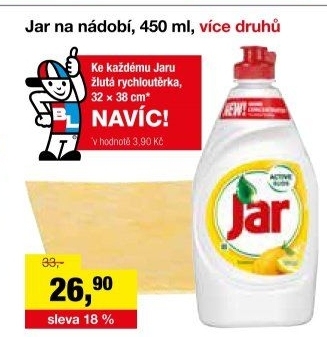 Prostředek na nádobí Jar