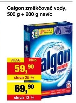 Změkčovač vody Calgon