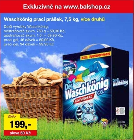 Prací prášek Waschkönig