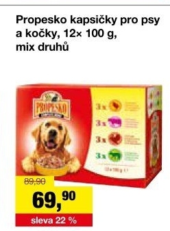 Kapsičky pro psy Propesko