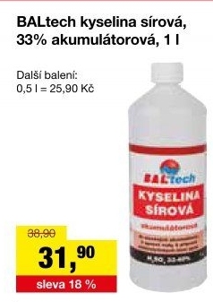 Kyselina sírová BALtech