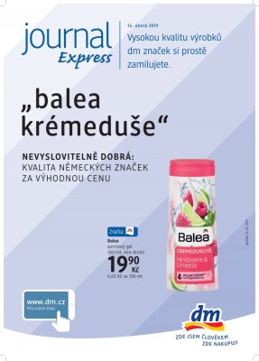 akční leták dm drogerie 14.2.2019-27.2.2019