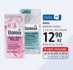 Maska pleťová Balea