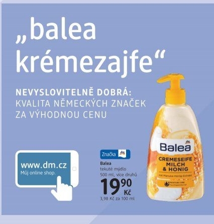 Tekuté mýdlo Balea
