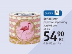 Kapesníčky papírové 3vrstvé Soft&amp