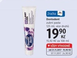 Pasta na zuby Dontodent