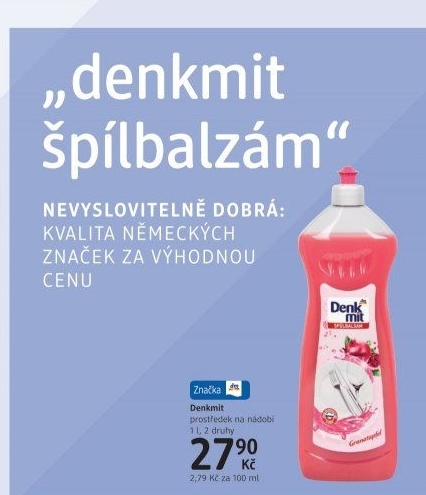 Prostředek na nádobí Denkmit