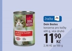 Konzerva pro kočky Dein Bestes
