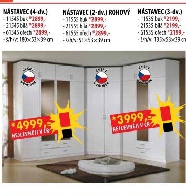 Nástavec ESO 4dveřový 11545 buk