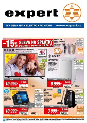 akční leták Expert elektro 14.2.2019-22.2.2019