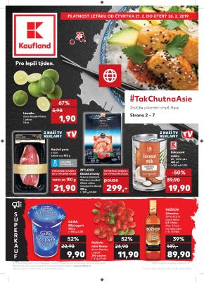 akční leták Kaufland 21.2.2019-27.2.2019