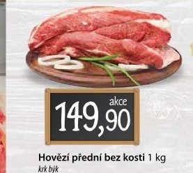 Hovězí přední bez kosti - krk