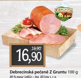Pečeně debrecínská Z Gruntu