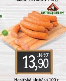 Hasičská klobása Kostelecké uzeniny