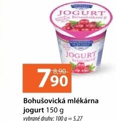 Ochucený jogurt Bohušovická mlékárna