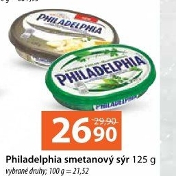 Sýr tavený smetanový Philadelphia Kraft