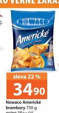 Brambory americké mražené Nowaco