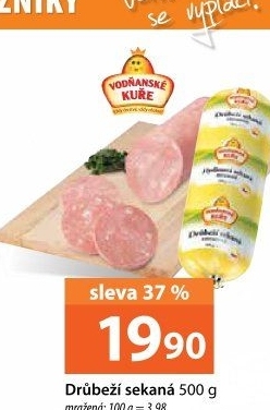 Sekaná drůbeží mražená Vodňanské kuře
