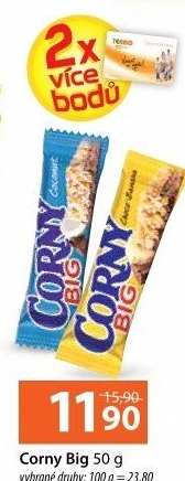 Tyčinka cereální BIG Corny