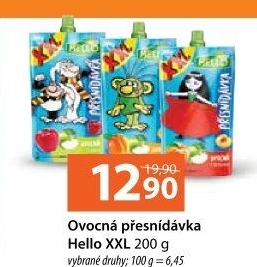 Ovocná kapsička Hello